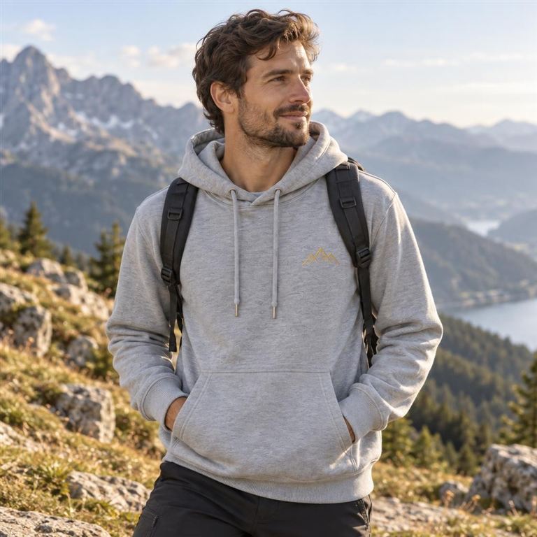 Kapuzenpullover „Basic“ Unisex – Ansicht 4